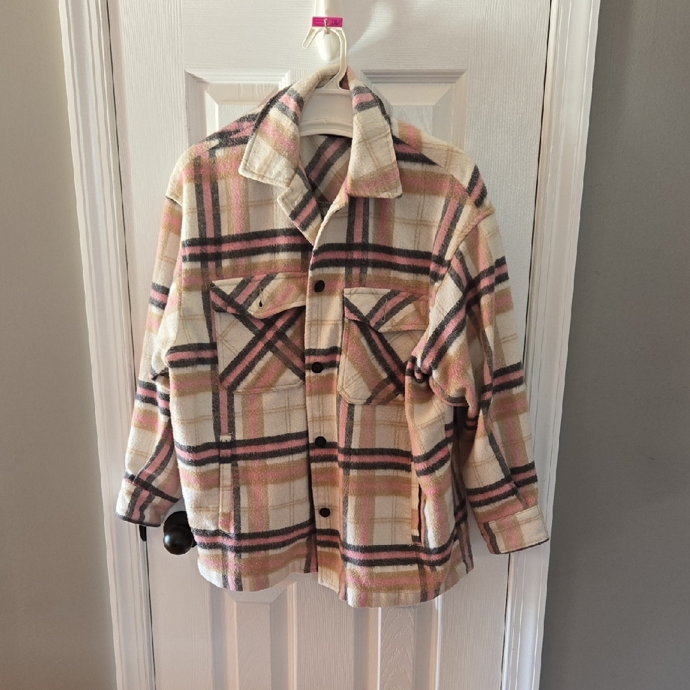Zara Multicolor Plaid Jacket